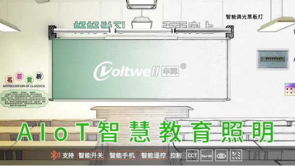 為什么改善教室照明推薦用華輝教育照明led護(hù)眼教室燈？